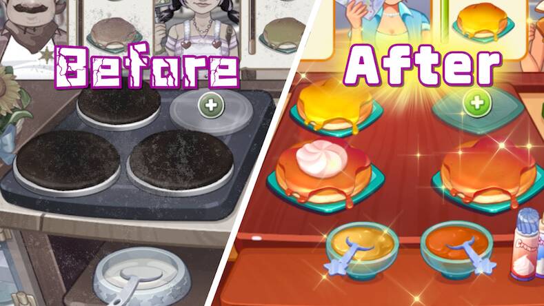 Скачать взломанную Cooking Town [Бесплатные покупки] MOD apk на Андроид