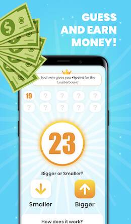 Скачать взломанную Earn money Givvy Higher Lower [Мод меню] MOD apk на Андроид