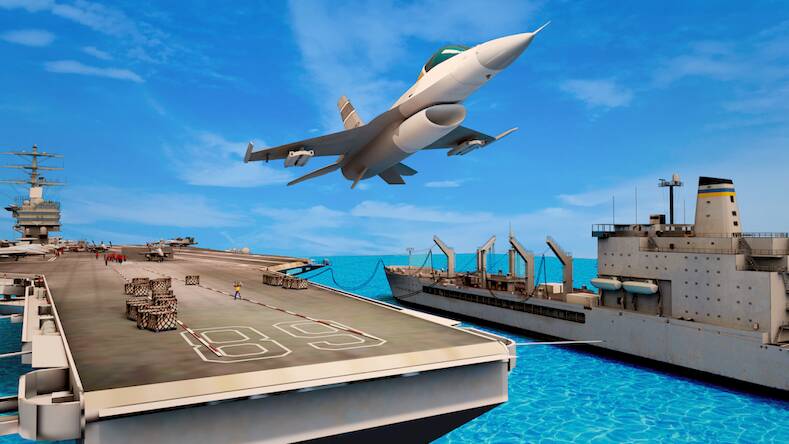 Скачать взломанную Cамолеты Cимулятор Cамолёт [Мод меню] MOD apk на Андроид
