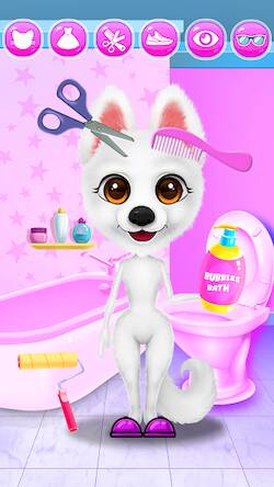 Скачать взломанную Simba The Puppy - Daily Caring [Мод меню] MOD apk на Андроид