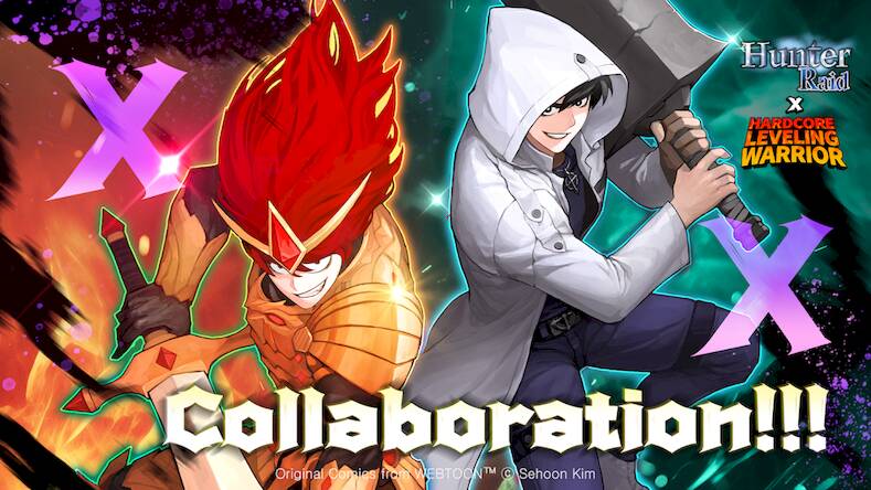 Скачать взломанную Hunter Raid : Idle RPG [Мод меню] MOD apk на Андроид