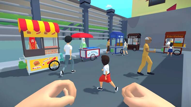 Скачать взломанную School Cafeteria Simulator [Много денег] MOD apk на Андроид
