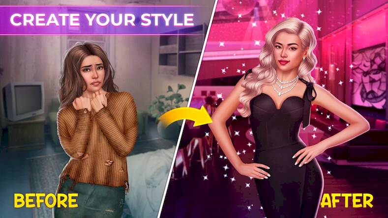Скачать взломанную My Fantasy: Choose Romance [Много монет] MOD apk на Андроид