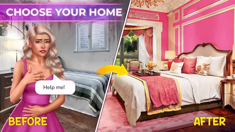 Скачать взломанную My Fantasy: Choose Romance [Много монет] MOD apk на Андроид