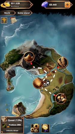 Скачать взломанную Idle Trading Empire [Бесплатные покупки] MOD apk на Андроид