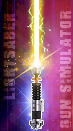 Скачать взломанную Lightsaber: 3D Gun Simulator [Много денег] MOD apk на Андроид
