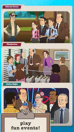 Скачать взломанную The Office: Somehow We Manage [Мод меню] MOD apk на Андроид