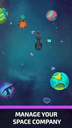 Скачать взломанную Idle Planet Miner [Много монет] MOD apk на Андроид