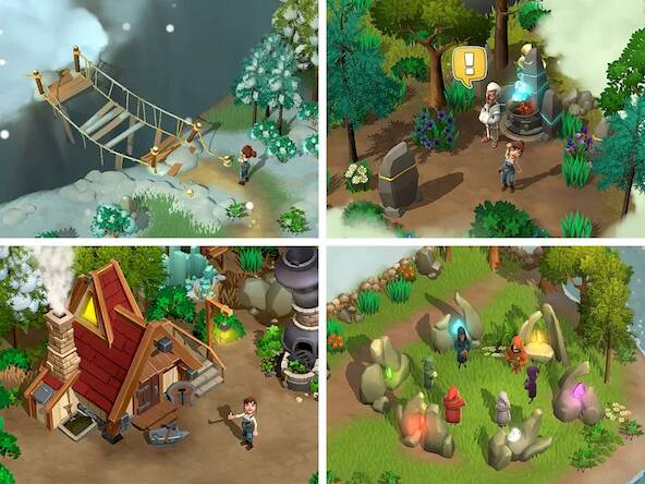Скачать взломанную Sunrise Village [Бесплатные покупки] MOD apk на Андроид
