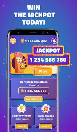 Скачать взломанную Givvy Slots, SPIN and WIN! [Бесплатные покупки] MOD apk на Андроид