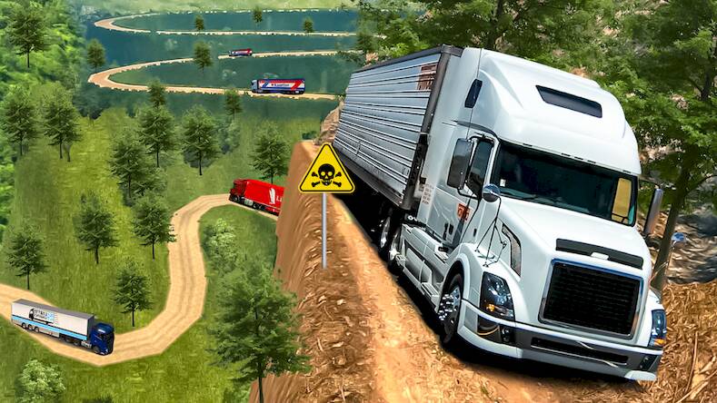 Скачать взломанную Truck Simulator : Death Road [Мод меню] MOD apk на Андроид