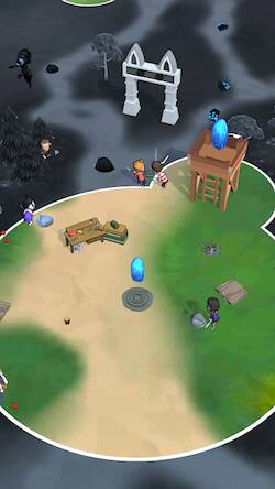 Скачать взломанную Цветные захватчики Idle [Бесплатные покупки] MOD apk на Андроид