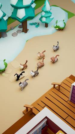 Скачать взломанную Idle Pet Shelter - Cat Rescue [Много монет] MOD apk на Андроид
