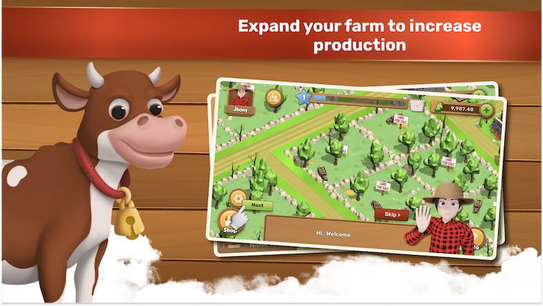 Скачать взломанную Harvest Go [Бесплатные покупки] MOD apk на Андроид