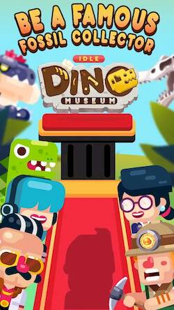 Скачать взломанную Idle Dino Museum [Много денег] MOD apk на Андроид