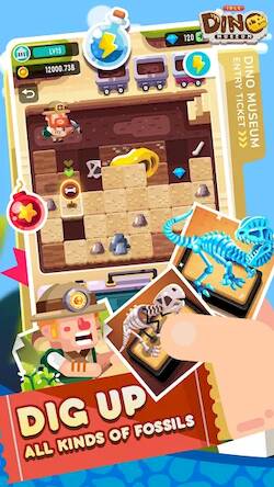 Скачать взломанную Idle Dino Museum [Много денег] MOD apk на Андроид
