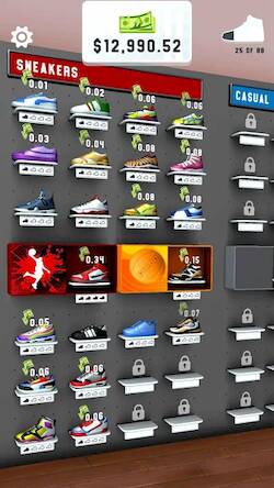 Скачать взломанную Sneaker Art! [Много денег] MOD apk на Андроид
