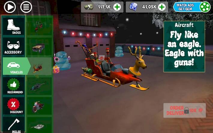 Скачать взломанную Crime Santa [Бесплатные покупки] MOD apk на Андроид