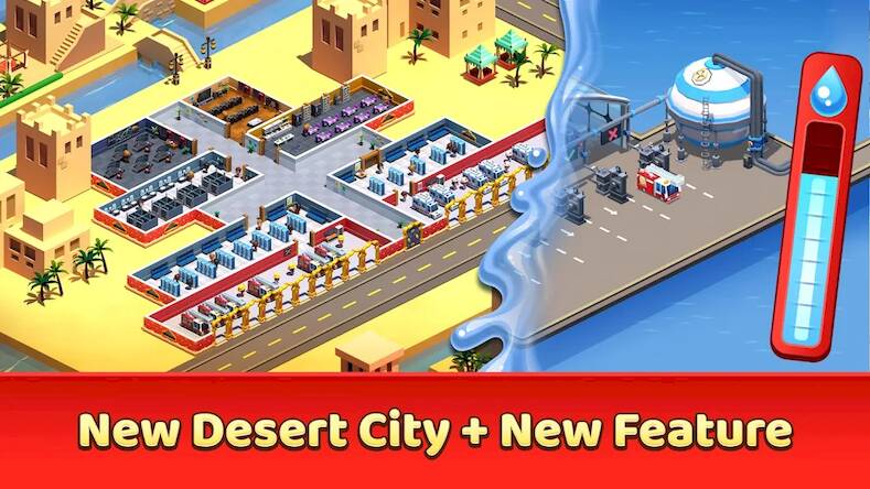 Скачать взломанную Idle Firefighter Tycoon [Много монет] MOD apk на Андроид