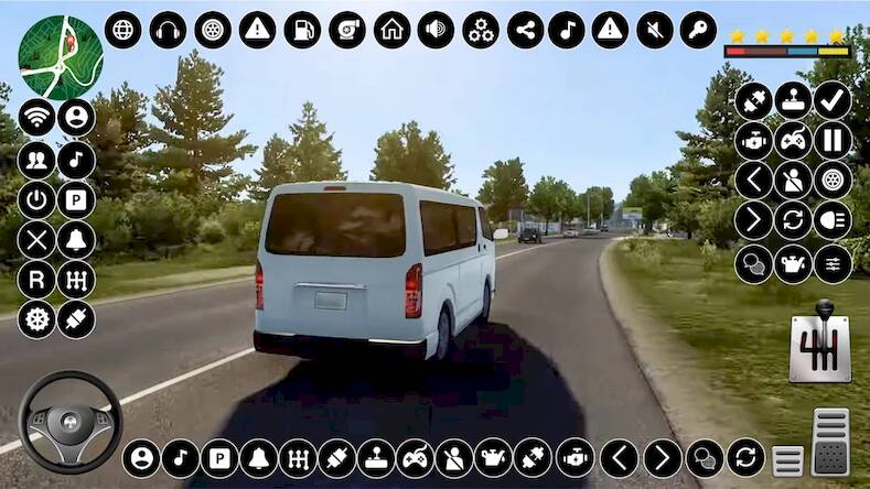 Скачать взломанную Car Games Dubai Van Simulator [Много монет] MOD apk на Андроид