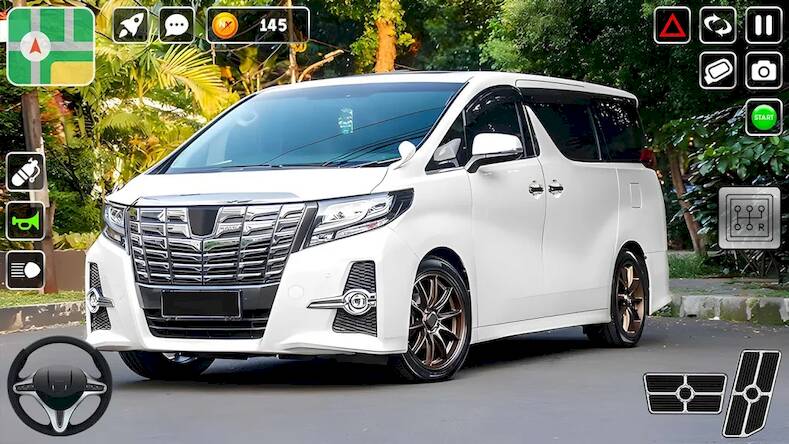 Скачать взломанную Alphard Car Game Simulator 3D [Бесплатные покупки] MOD apk на Андроид