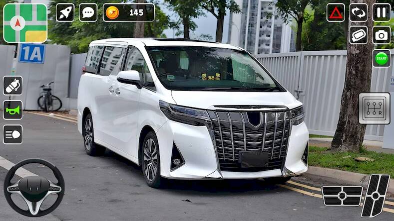 Скачать взломанную Alphard Car Game Simulator 3D [Бесплатные покупки] MOD apk на Андроид