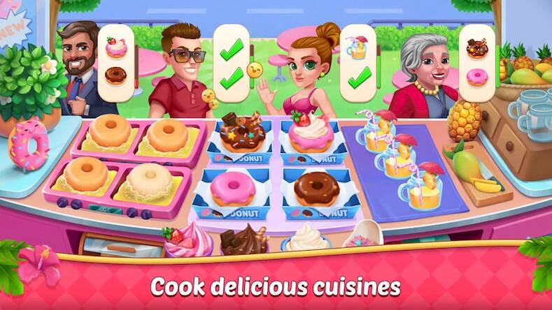 Скачать взломанную Kitchen Crush: кулинарные игры [Много монет] MOD apk на Андроид