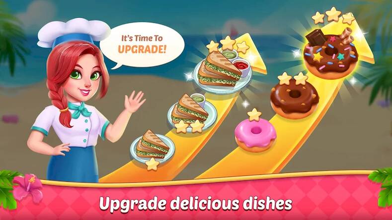 Скачать взломанную Kitchen Crush: кулинарные игры [Много монет] MOD apk на Андроид