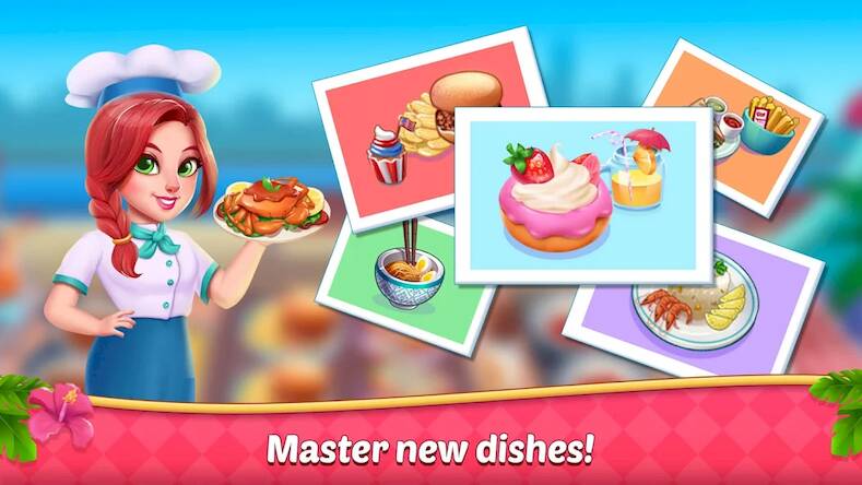 Скачать взломанную Kitchen Crush: кулинарные игры [Много монет] MOD apk на Андроид