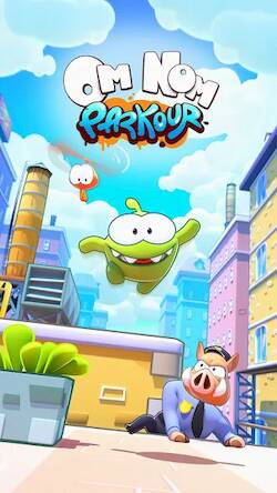 Скачать взломанную Om Nom Run 2 Parkour [Мод меню] MOD apk на Андроид
