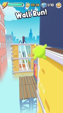 Скачать взломанную Om Nom Run 2 Parkour [Мод меню] MOD apk на Андроид