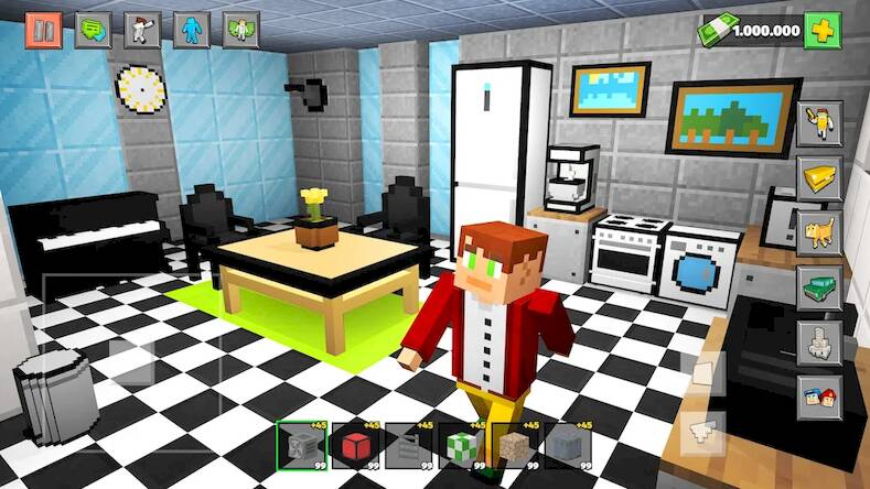 Скачать взломанную Block City 3D: Игра Симулятор [Много монет] MOD apk на Андроид