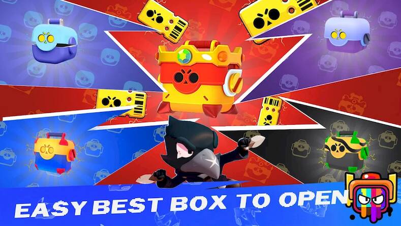 Скачать взломанную Box Simulator crow brawl stars [Много денег] MOD apk на Андроид