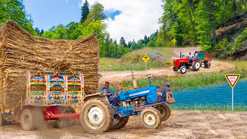 Скачать взломанную Real Tractor Farming Simulator [Много денег] MOD apk на Андроид