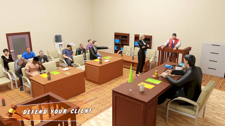 Скачать взломанную Lawyer Life 3D - Court Masters [Много монет] MOD apk на Андроид