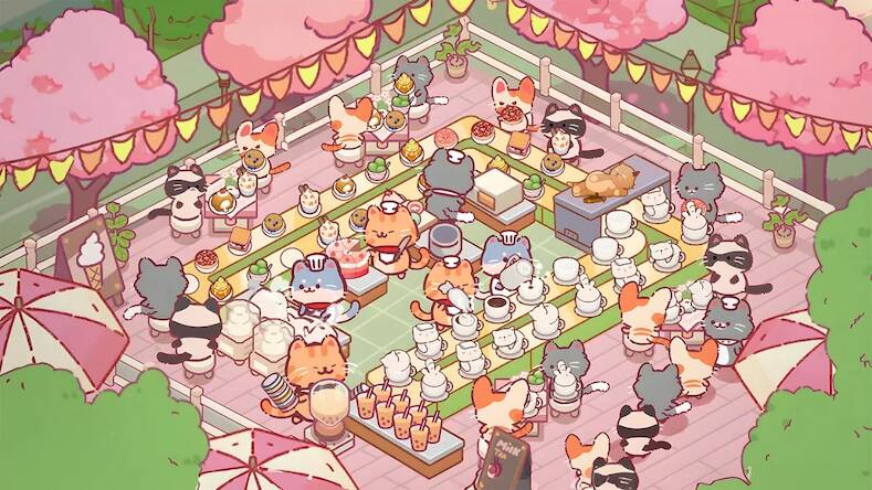 Скачать взломанную Cat Restaurant [Бесплатные покупки] MOD apk на Андроид