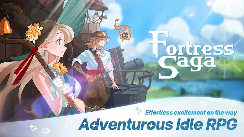 Скачать взломанную Fortress Saga: AFK RPG [Много денег] MOD apk на Андроид