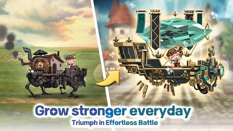 Скачать взломанную Fortress Saga: AFK RPG [Много денег] MOD apk на Андроид