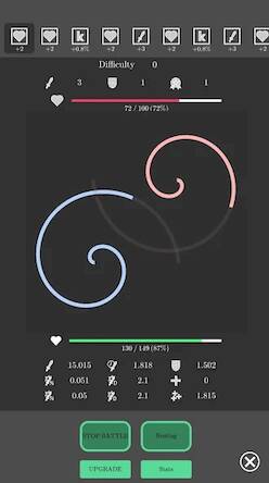 Скачать взломанную Idle Spiral [Бесплатные покупки] MOD apk на Андроид