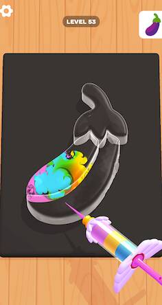 Скачать взломанную Jelly Dye [Много монет] MOD apk на Андроид