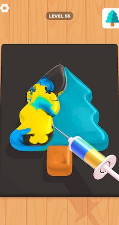 Скачать взломанную Jelly Dye [Много монет] MOD apk на Андроид