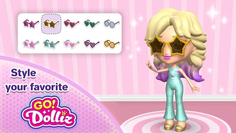 Скачать взломанную Go! Dolliz: 3D Doll Dress Up [Бесплатные покупки] MOD apk на Андроид