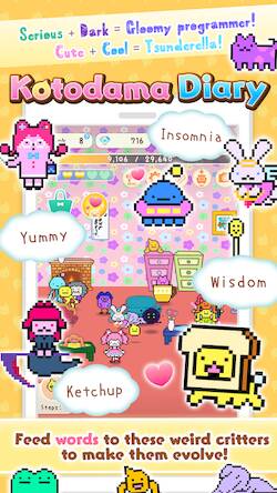 Скачать взломанную Kotodama Diary: Cute Pet Game [Много денег] MOD apk на Андроид
