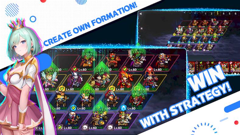 Скачать взломанную Rumble Knights - idle RPG [Мод меню] MOD apk на Андроид