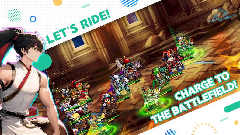 Скачать взломанную Rumble Knights - idle RPG [Мод меню] MOD apk на Андроид