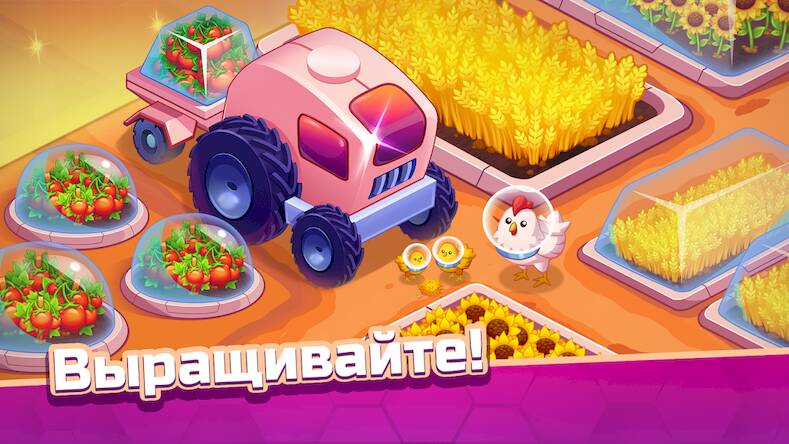 Скачать взломанную Idle Mars Colony: farm tycoon [Много монет] MOD apk на Андроид