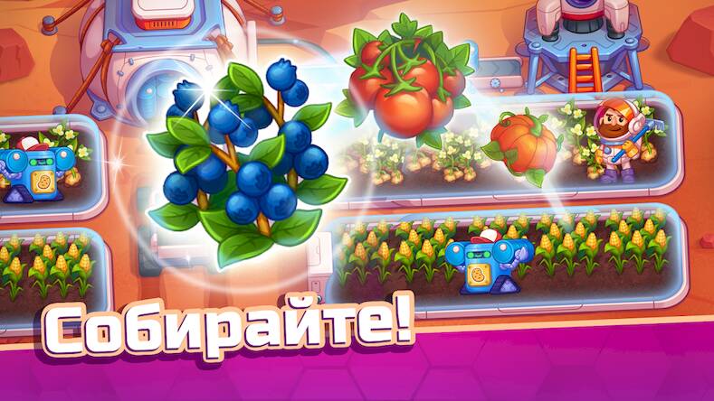 Скачать взломанную Idle Mars Colony: farm tycoon [Много монет] MOD apk на Андроид