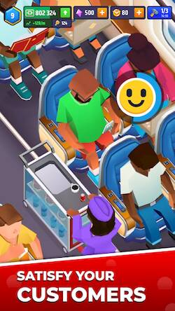 Скачать взломанную Idle Airplane Inc. Tycoon [Мод меню] MOD apk на Андроид