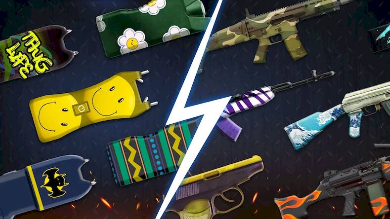 Скачать взломанную Симулятор оружия [Много монет] MOD apk на Андроид