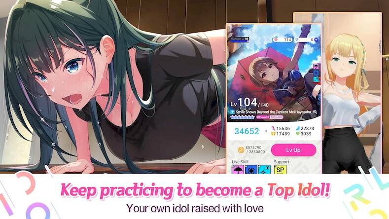 Скачать взломанную IDOLY PRIDE : Idol Manager [Мод меню] MOD apk на Андроид